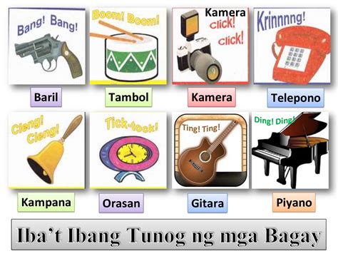 Mga instrumento na nagbibigay ng tunog